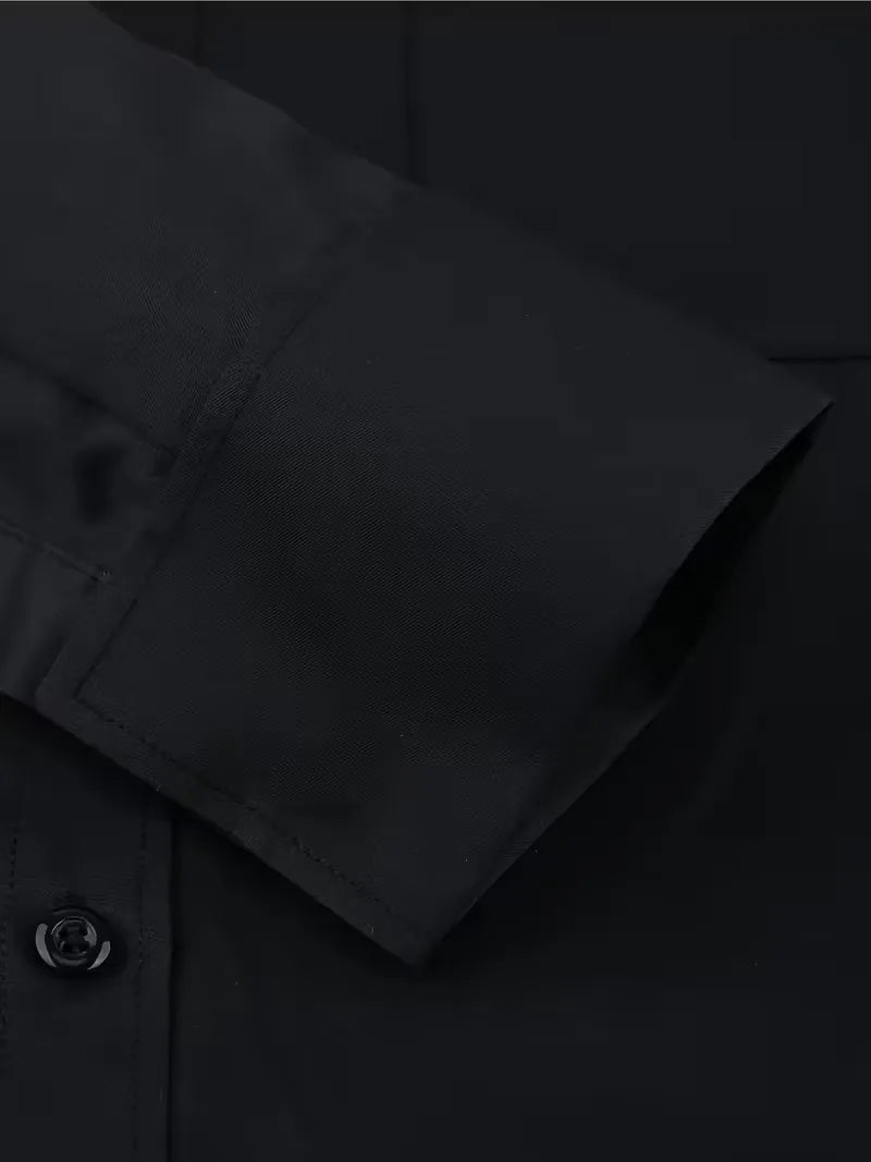 Mens Mandarin Collar Shirt