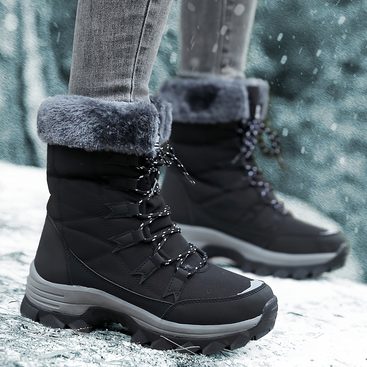 Waterproof Winter Boots Warm Casual Comfort Cold Weather
