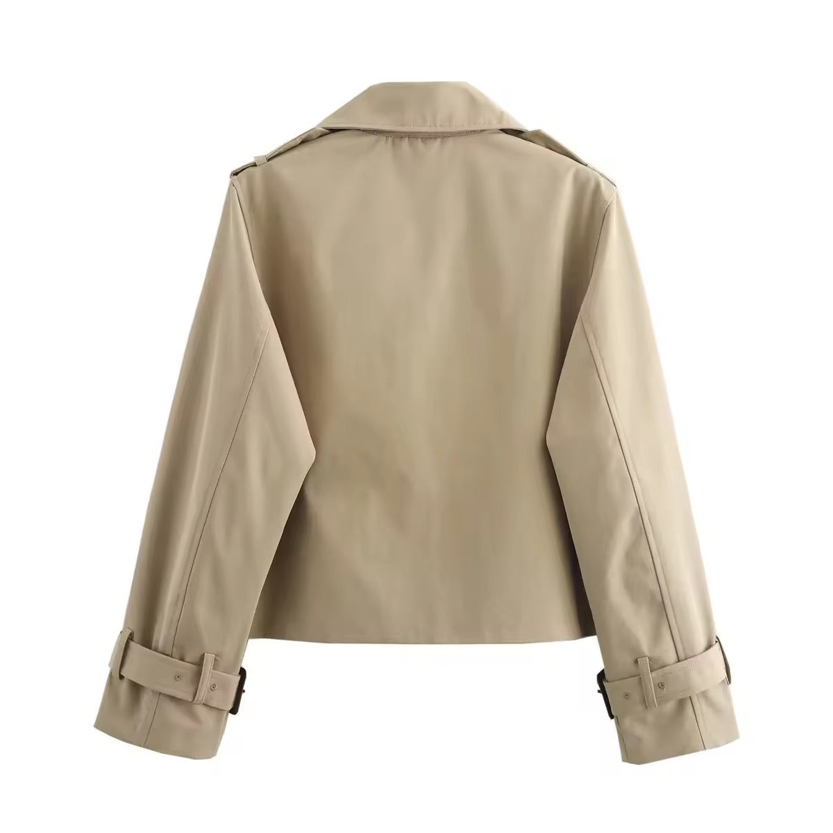 Cropped Trench Coat
