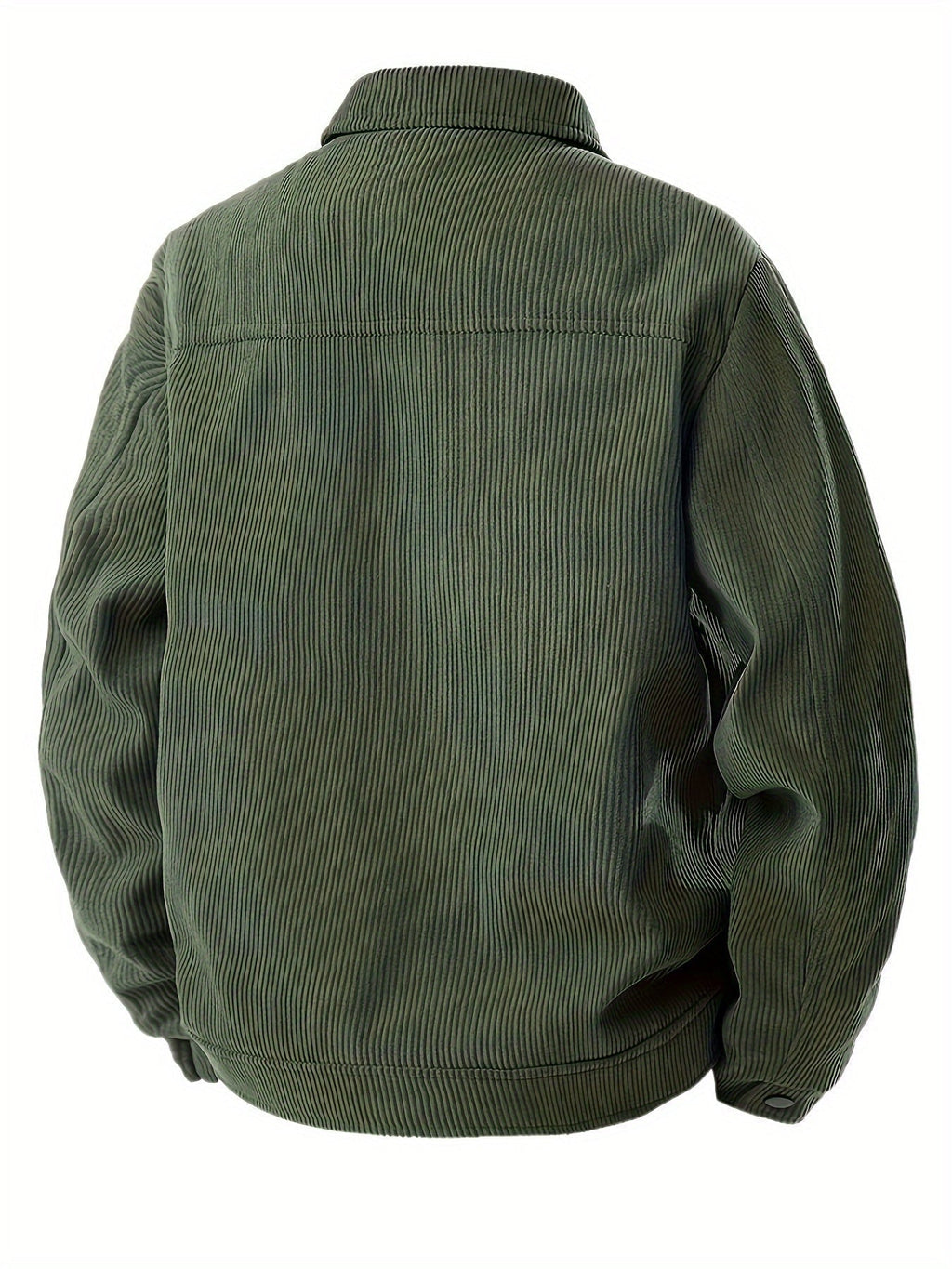 Men's Shirt Jacket Pockets Textured Refined Timeless