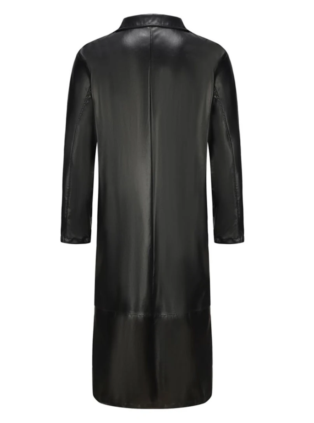 Long Leather Coat for Men