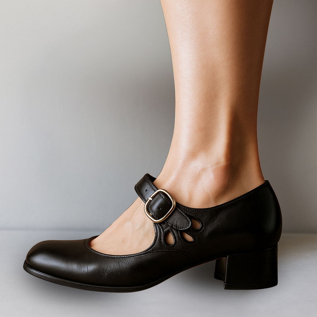 Orthopedic Vegan Leather Flat Sandals
