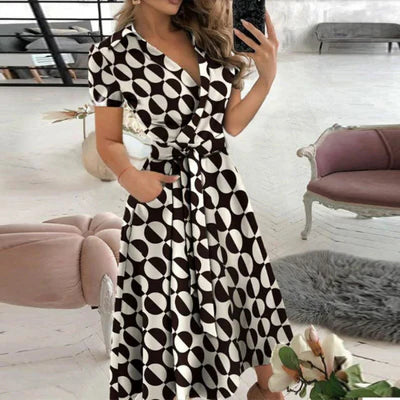A Line Midi Dress Summer