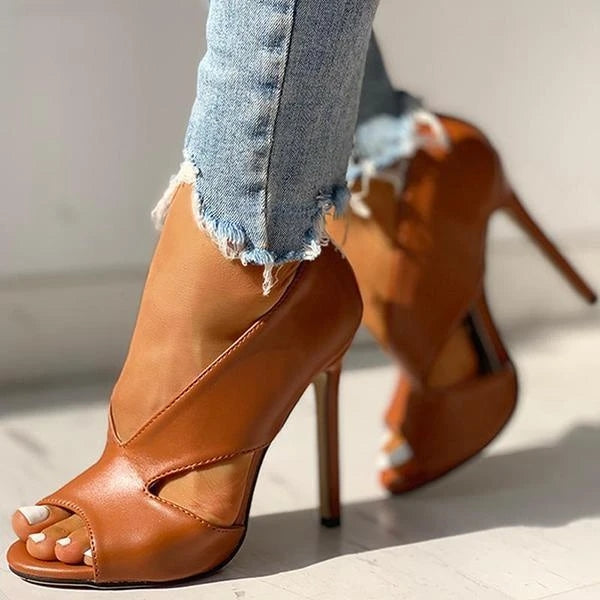 Orthopaedic Heeled Sandals Supportive Footbed
