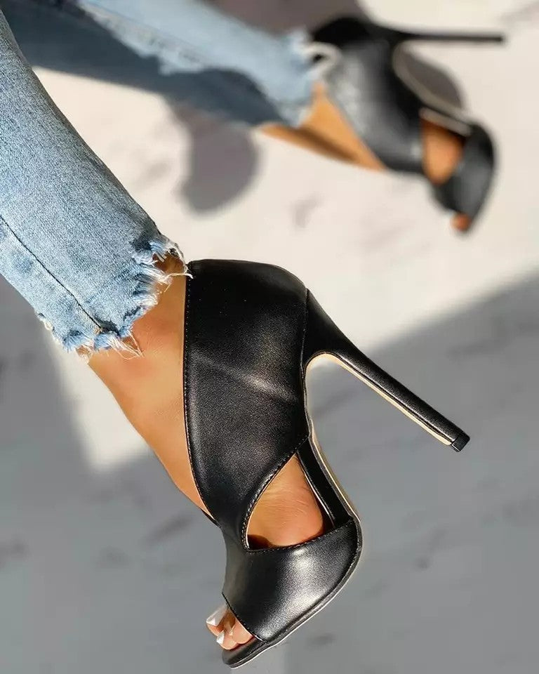 Orthopaedic Heeled Sandals Supportive Footbed