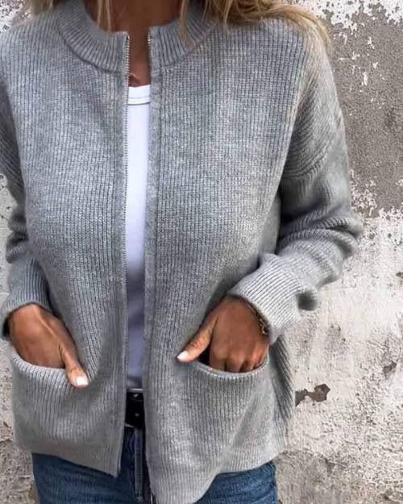 Everyday Cardigan Soft Knit Open Front Relaxed Layering