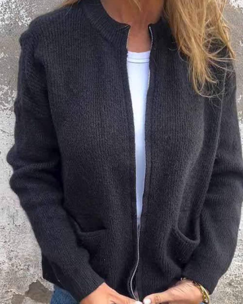 Everyday Cardigan Soft Knit Open Front Relaxed Layering