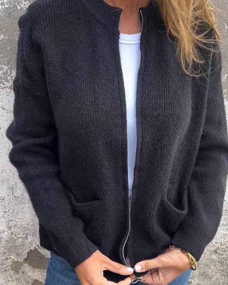 Everyday Cardigan Soft Knit Open Front Relaxed Layering