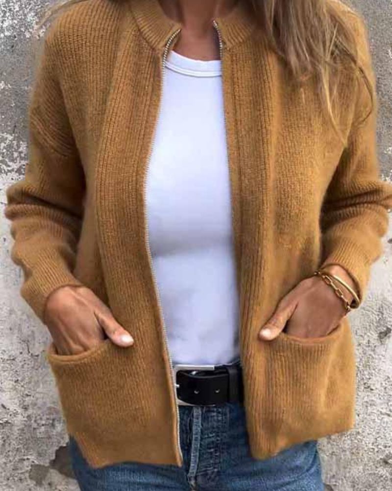 Everyday Cardigan Soft Knit Open Front Relaxed Layering