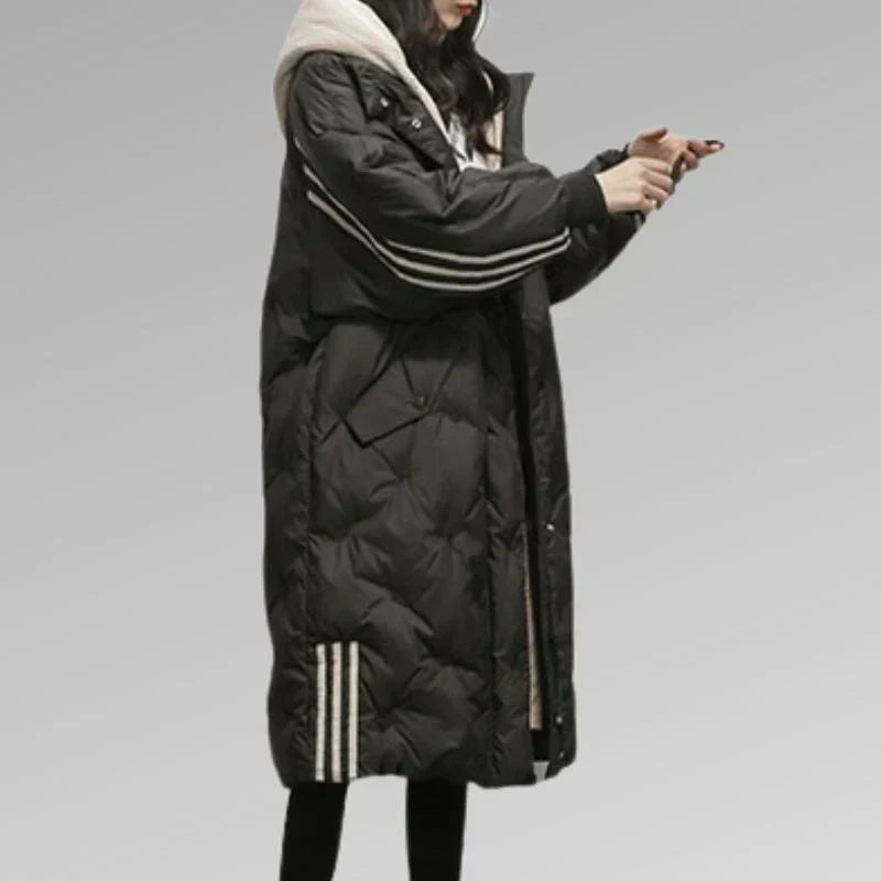 Long Lined Winter Coat Warm Look Elegant Everyday