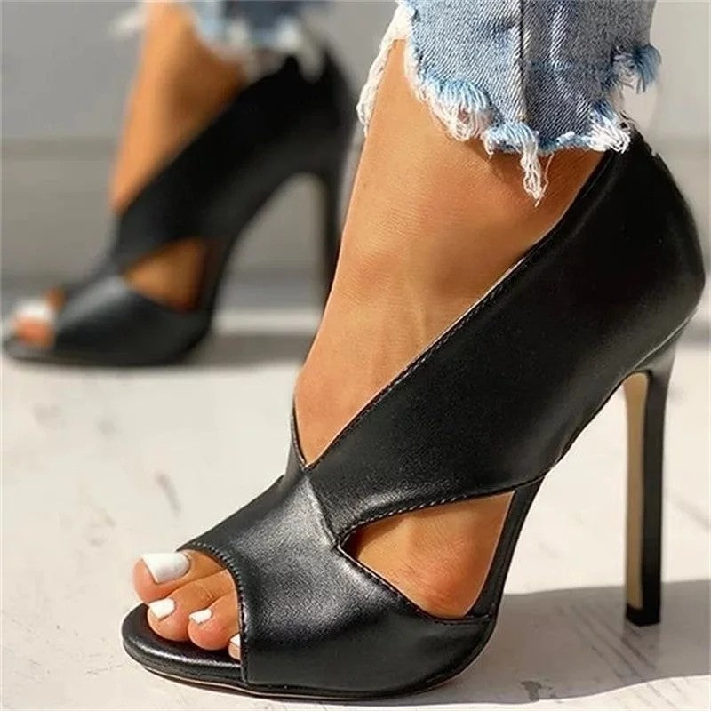 Orthopaedic Heeled Sandals Supportive Footbed