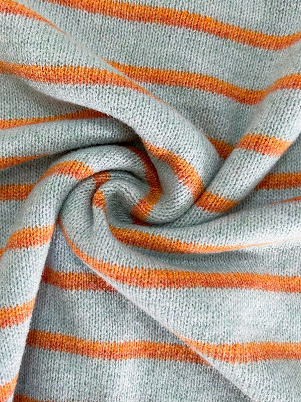 Bennett and Lowe Chelsea striped relaxed-fit knit cardigan for women, shown in a cozy, casual style with blue and white stripes.
