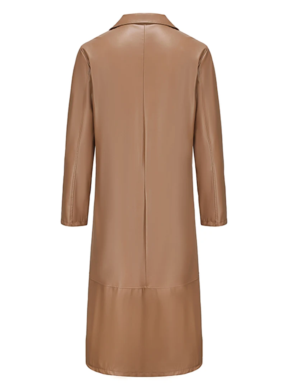 Long Leather Coat for Men