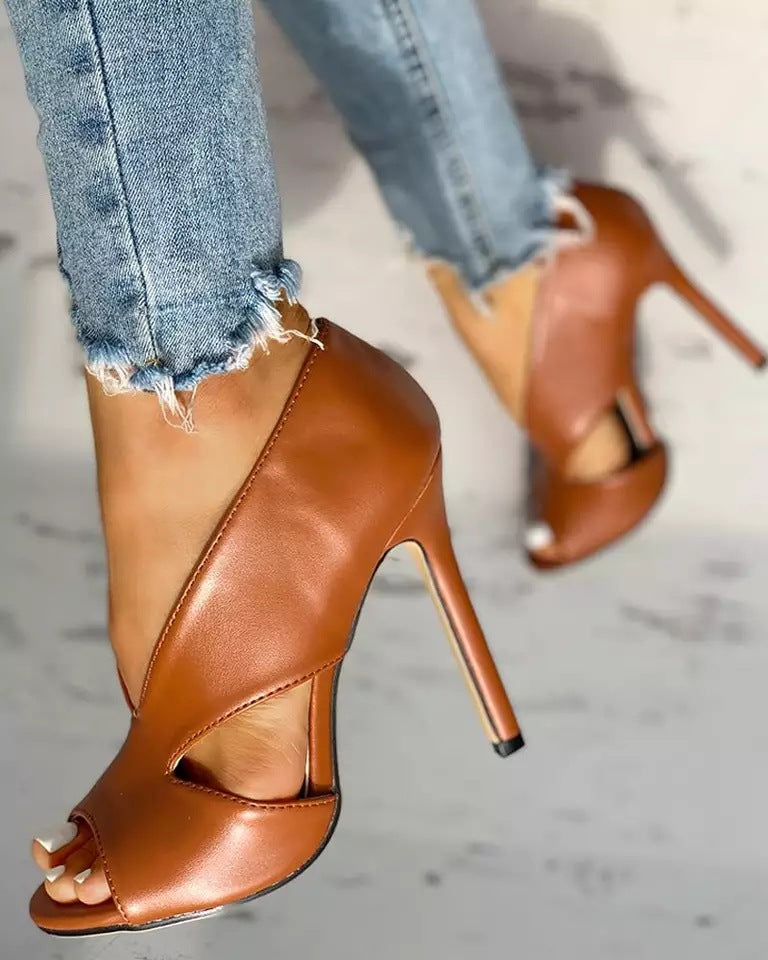 Orthopaedic Heeled Sandals Supportive Footbed