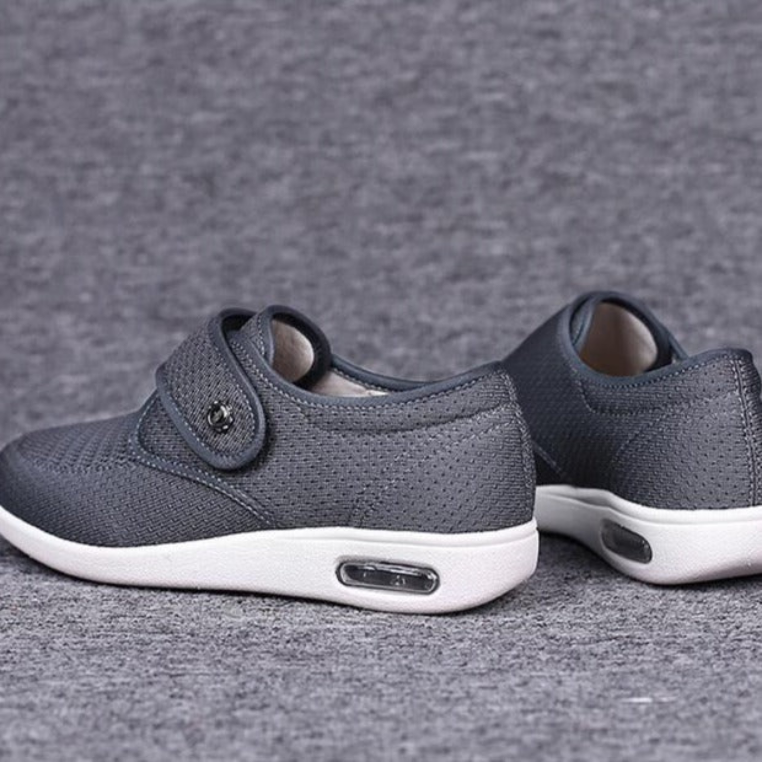 Men's Slip-On Shoes With Velcro Strap And Comfort Sole For Everyday Wear