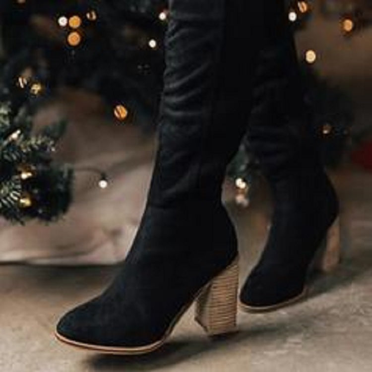 Beige hoge laarsjes