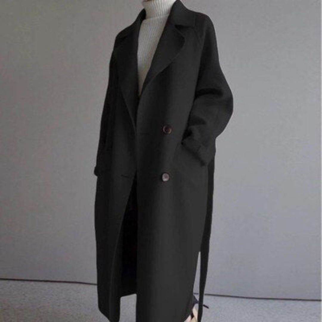 Trench Jacket Slim Tailored Silhouette Luxe Blend Autumn
