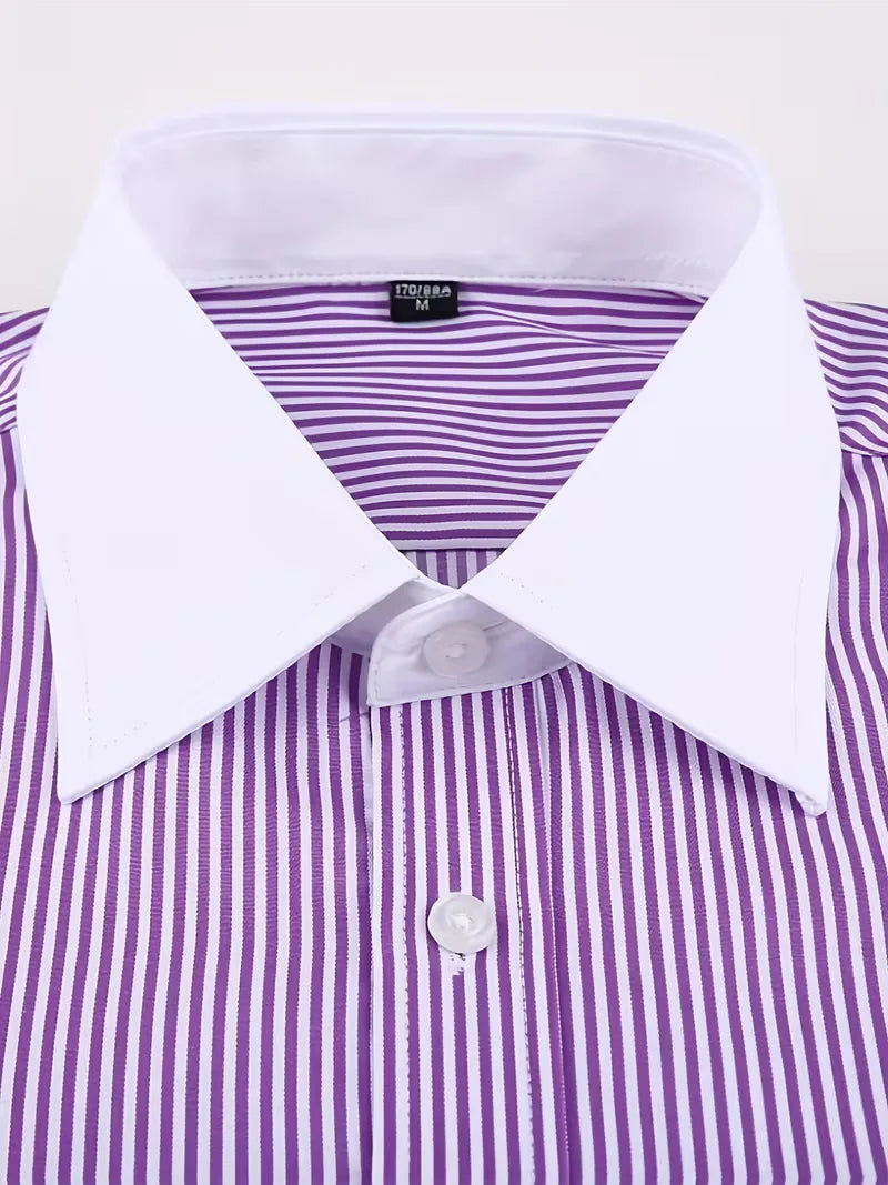 Mens Mandarin Collar Shirt