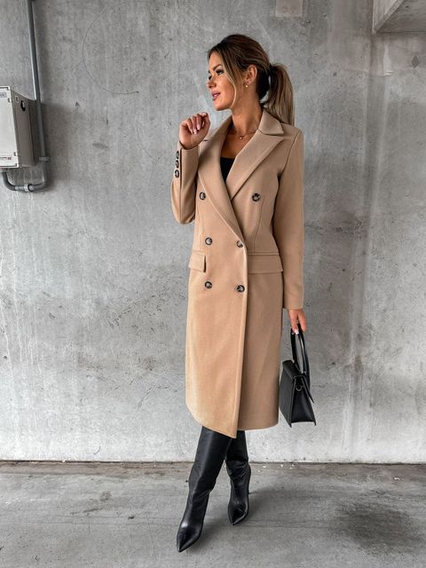 Women's Double-Breasted with Winter Sleeves