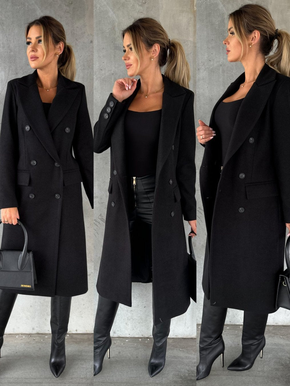 Women's Double-Breasted with Winter Sleeves