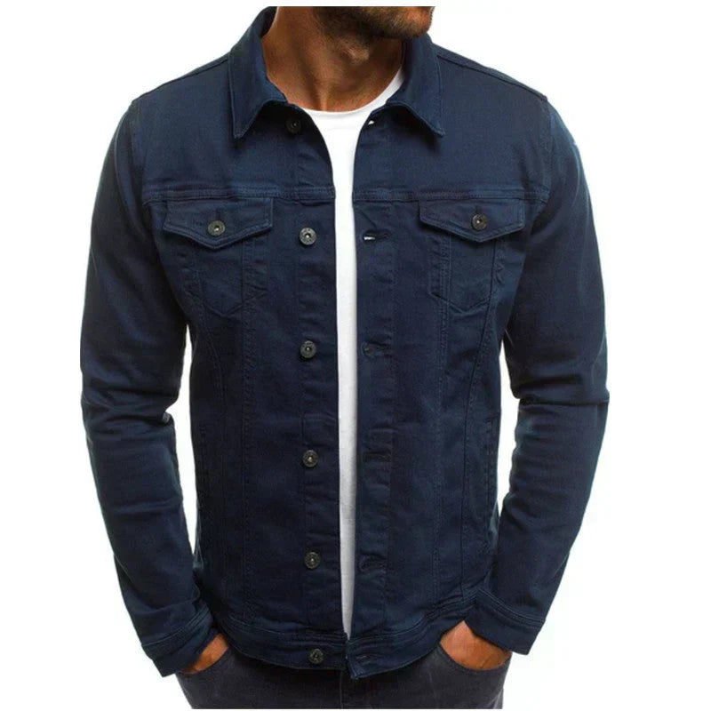 Men's Button Down Jacket Front Pockets Casual Everyday