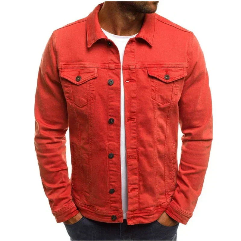 Men's Button Down Jacket Front Pockets Casual Everyday