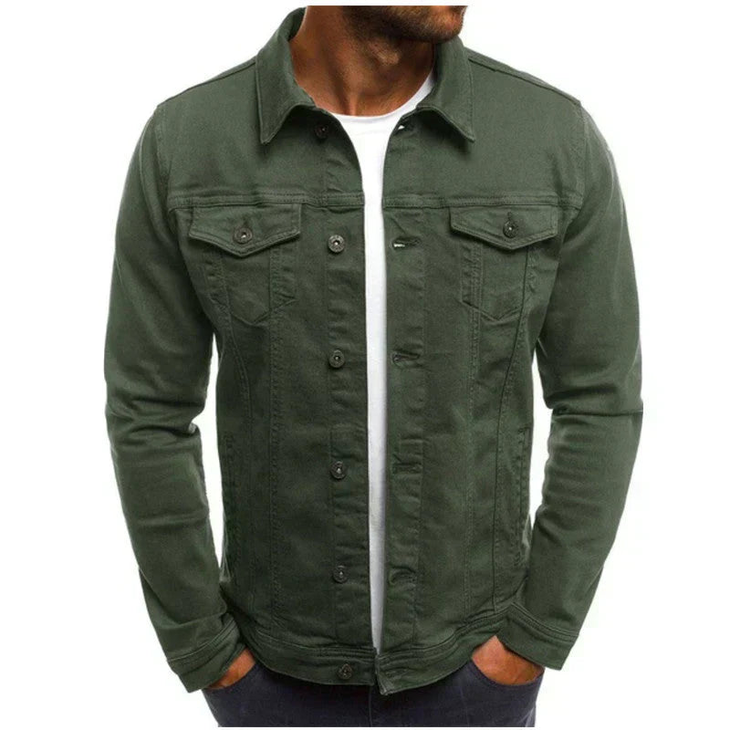 Men's Button Down Jacket Front Pockets Casual Everyday