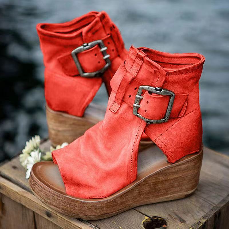 Orthopedic Boho Wedge Sandals