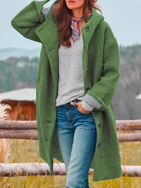 Fleece Plush Coat Long Sleeve Casual Soft Warm Look