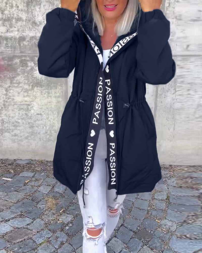 Hooded Coat Casual Minimalist Relaxed Everyday Comfort