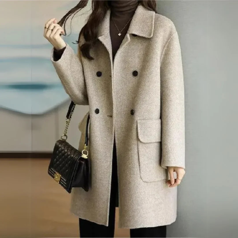 Formal Coat Stylish Refined Elegant Winter Tailored