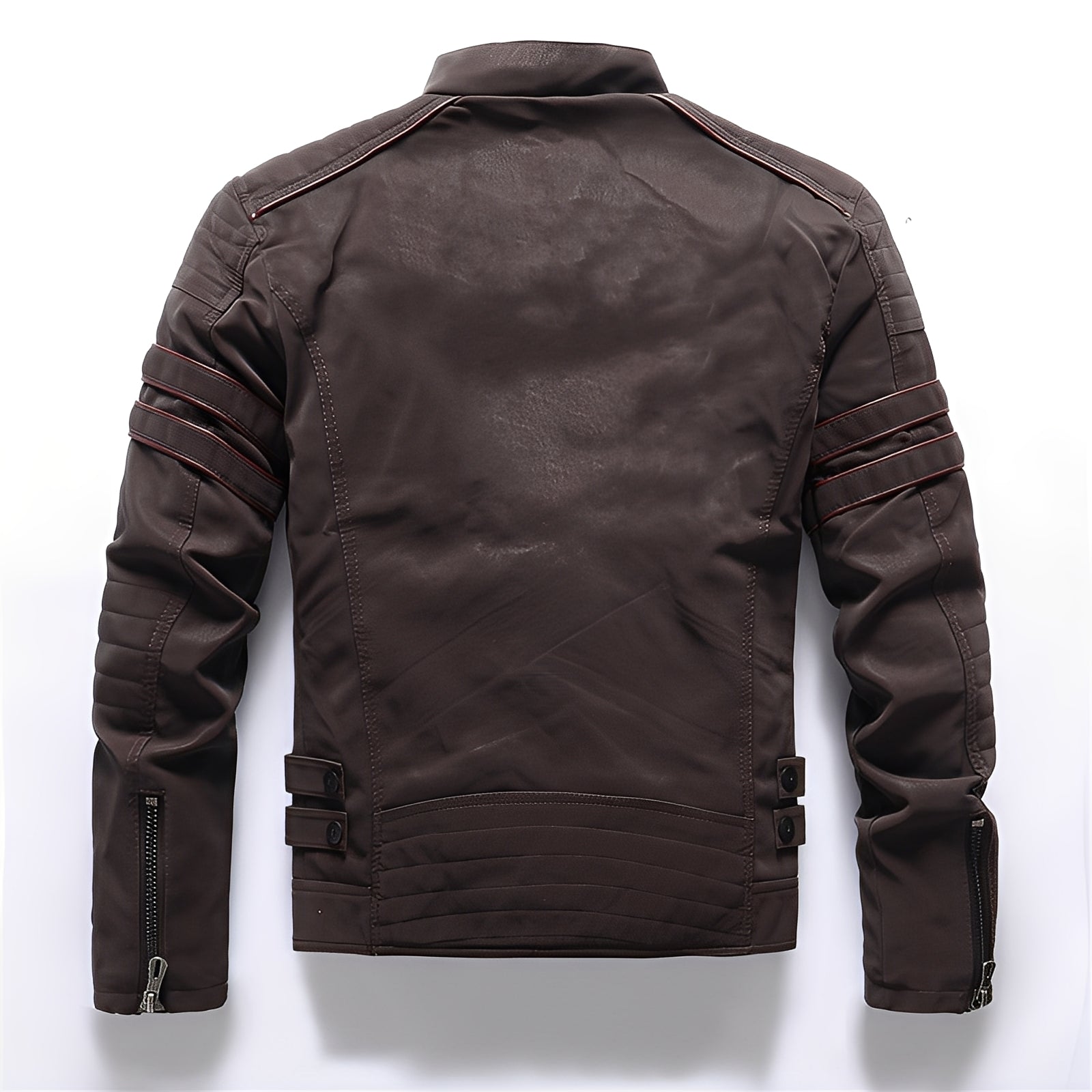 Stylish Motorcycle Leather Jacket for Men
