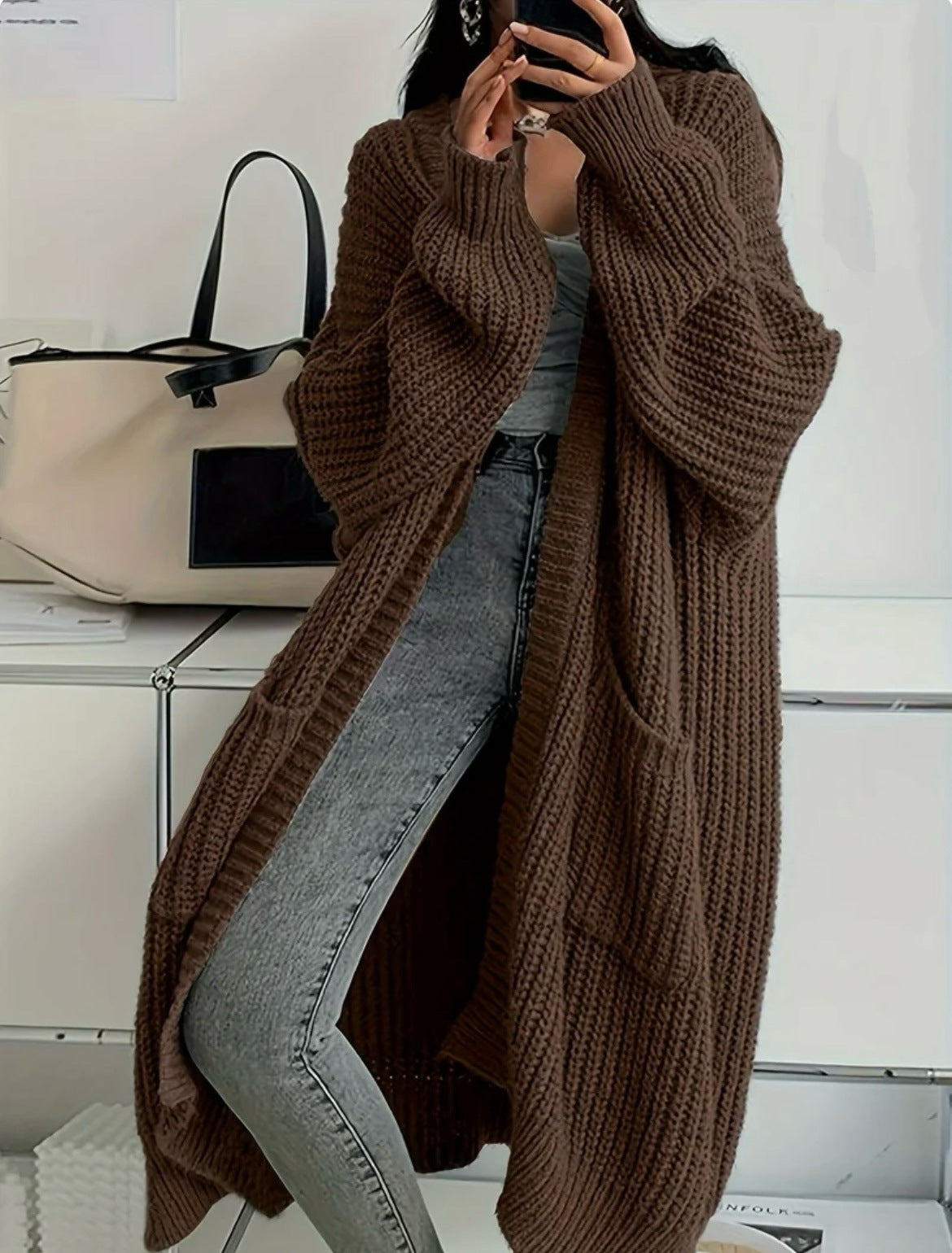 The Longline Cardigan with Pockets