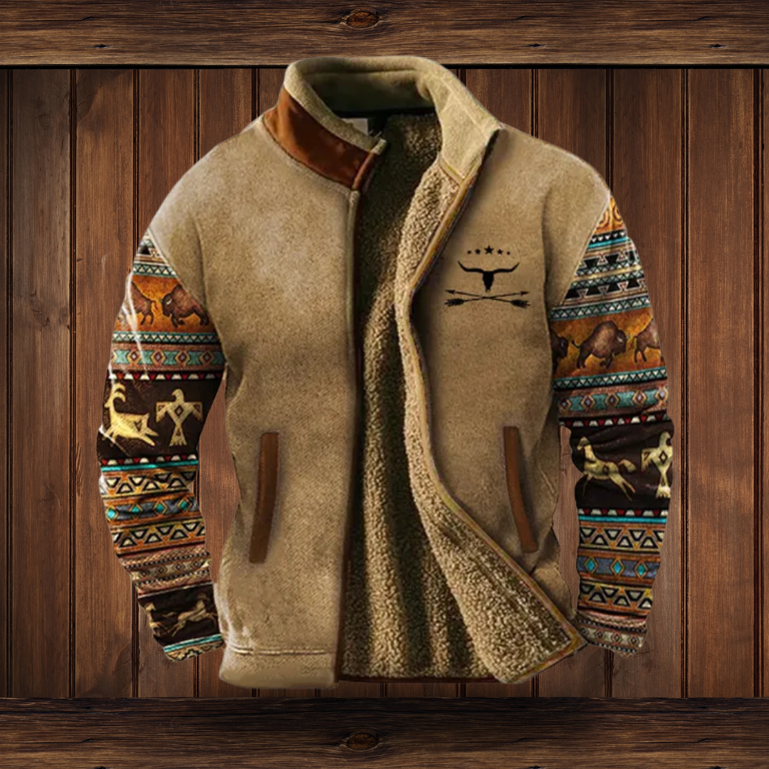 Men's Merino Fleece Outdoor Jacket with Lightweight Insulation & Breathable Design
