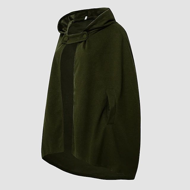 Women's Hooded Coat Short Vintage Style Occasion
