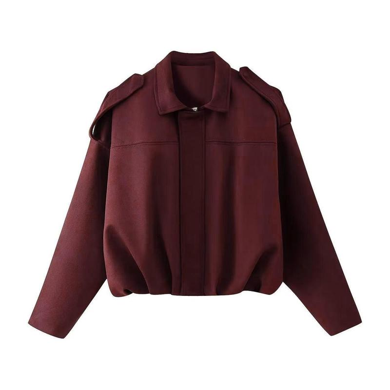 Suede Bomber Jacket
