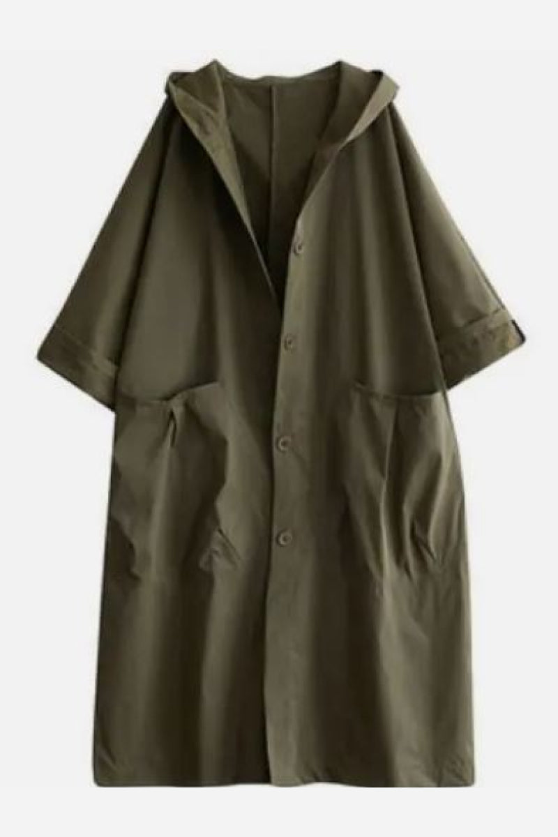 Oversized Waterproof Windbreaker Jacket