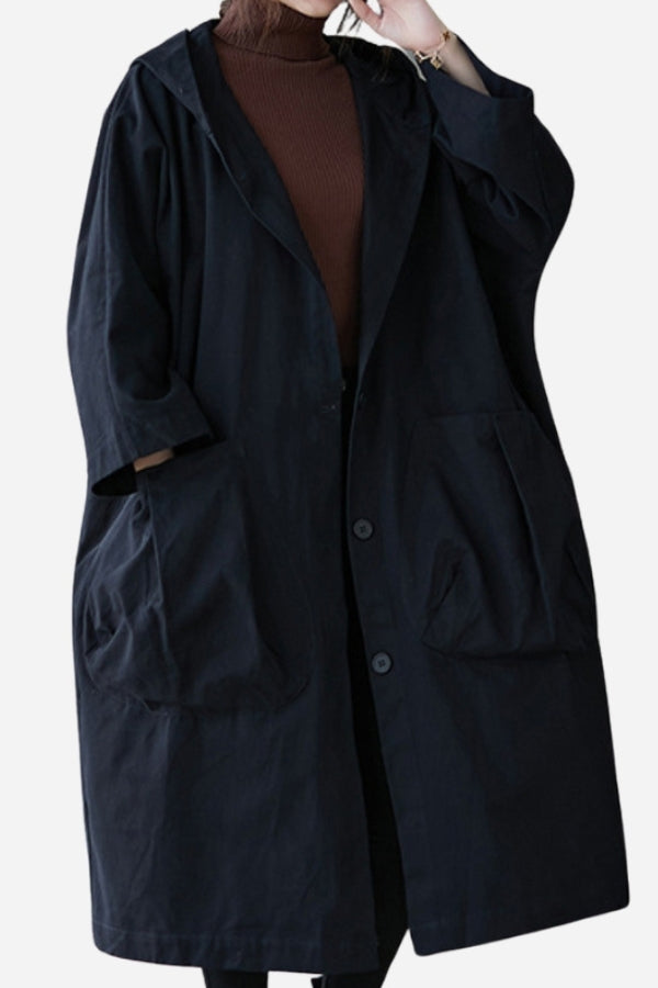 Oversized Waterproof Windbreaker Jacket
