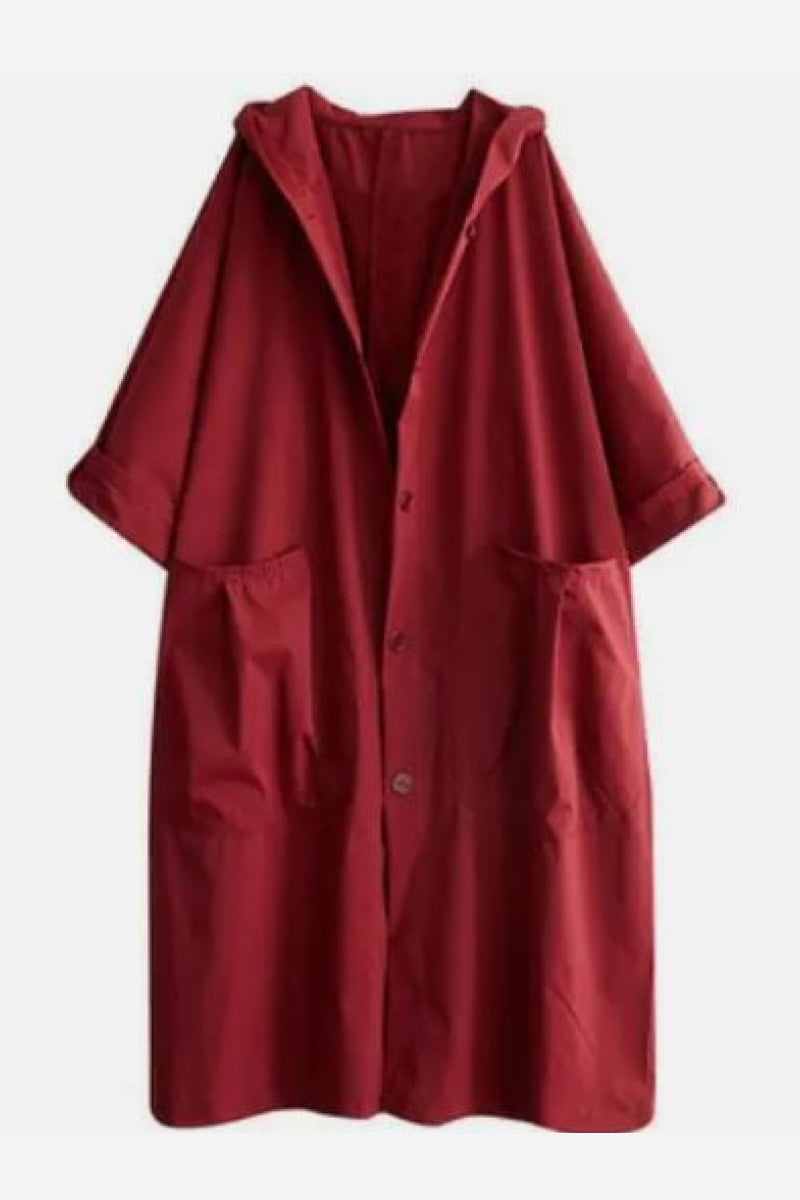 Oversized Waterproof Windbreaker Jacket