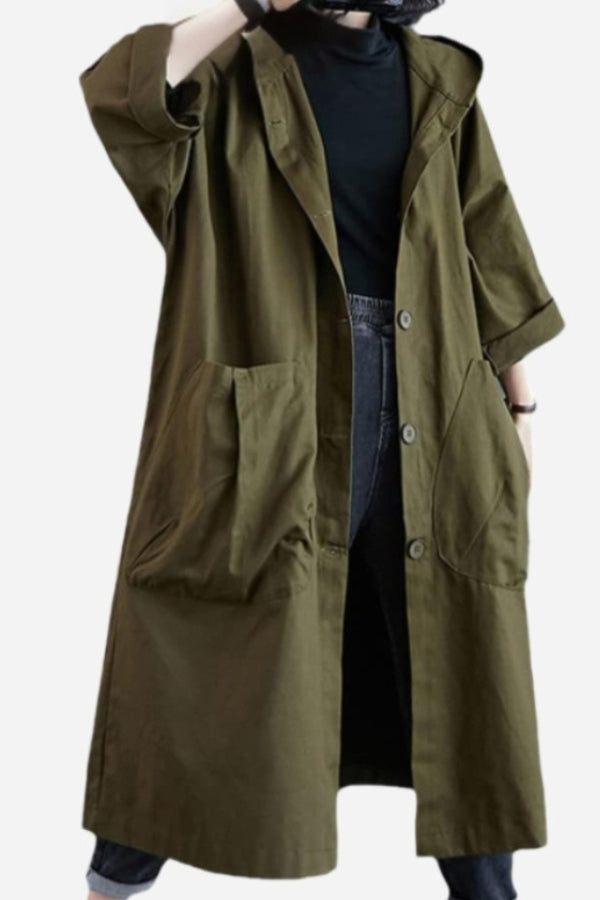 Oversized Waterproof Windbreaker Jacket