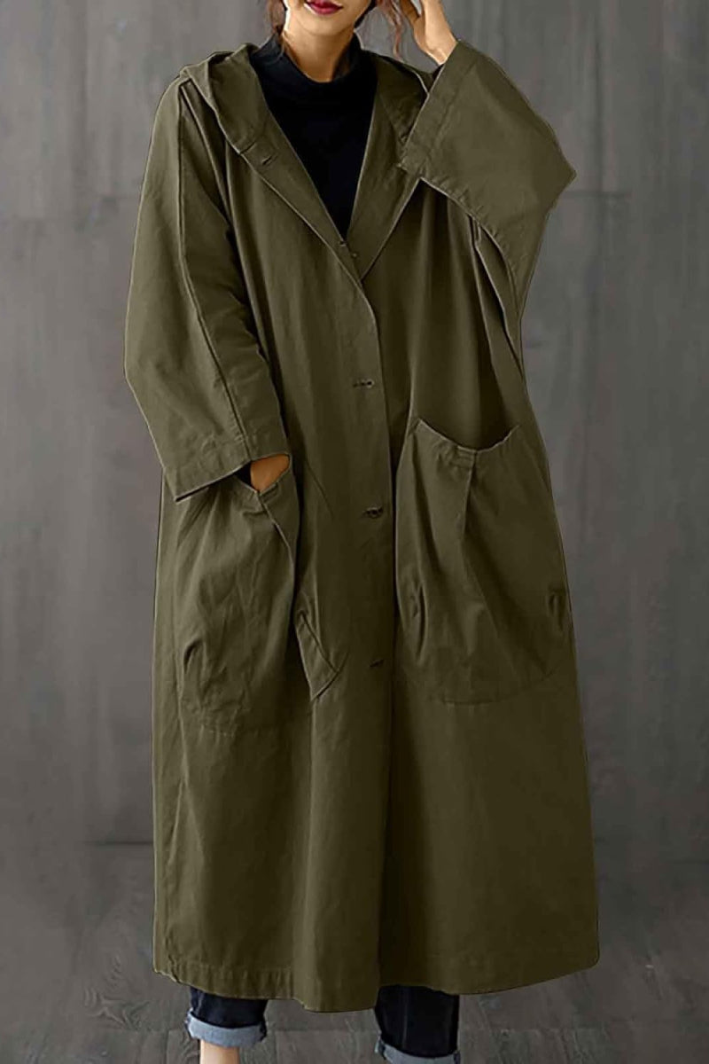 Oversized Waterproof Windbreaker Jacket