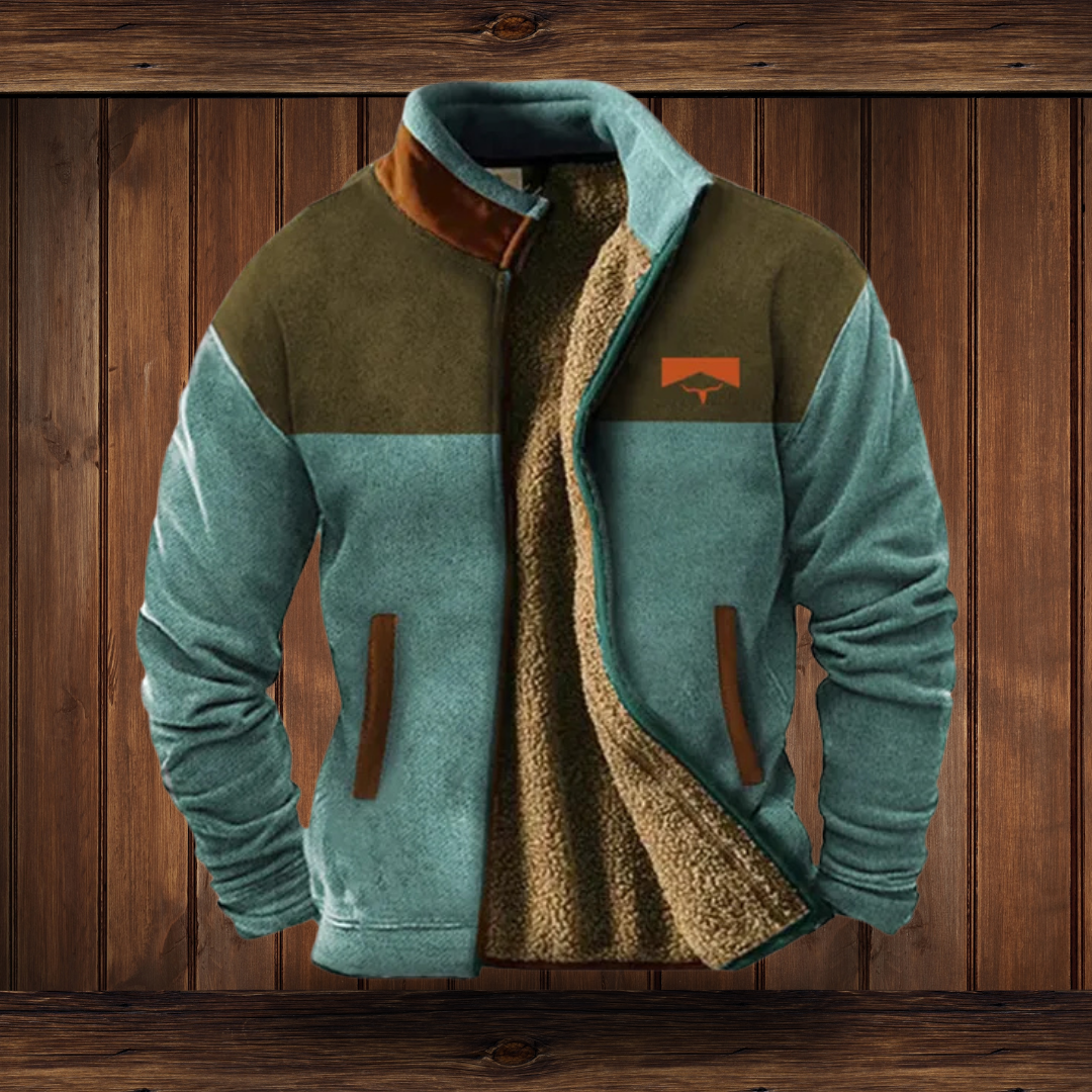 Men's Merino Fleece Outdoor Jacket with Lightweight Insulation & Breathable Design