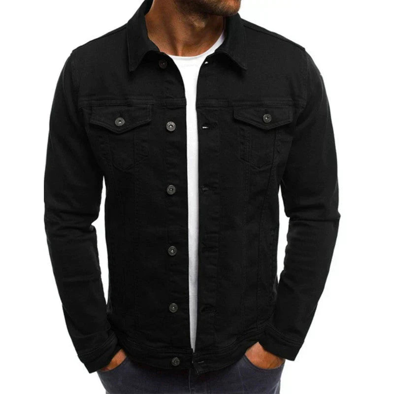 Men's Button Down Jacket Front Pockets Casual Everyday