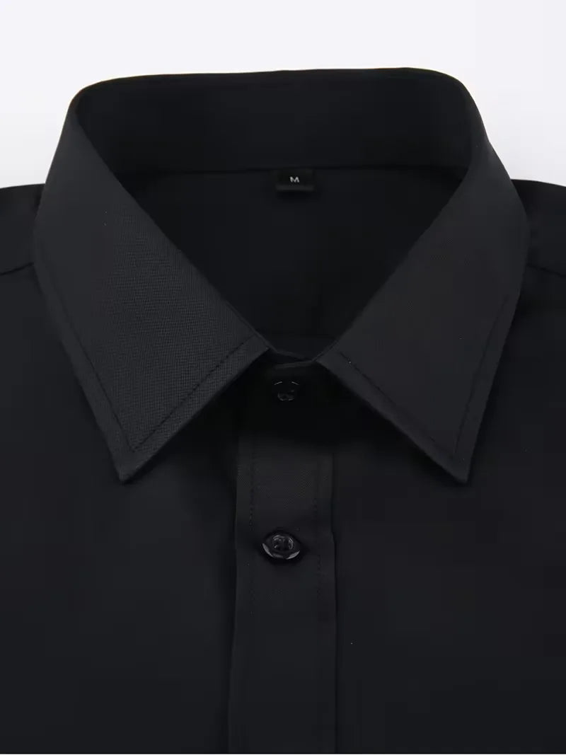 Mens Mandarin Collar Shirt