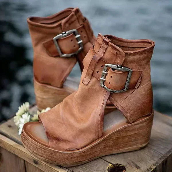 Orthopedic Boho Wedge Sandals