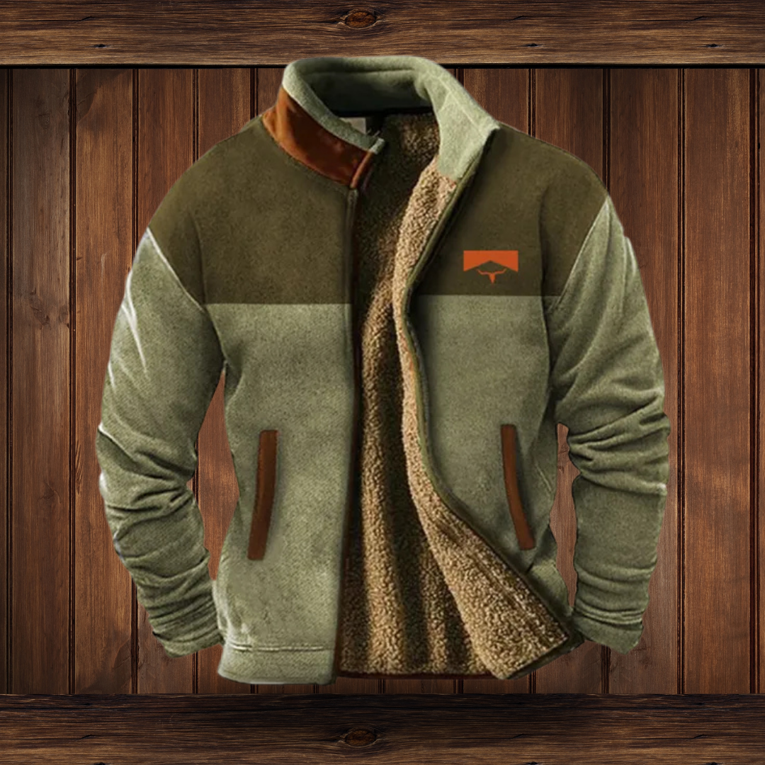 Men's Merino Fleece Outdoor Jacket with Lightweight Insulation & Breathable Design