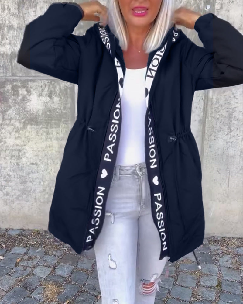 Hooded Coat Casual Minimalist Relaxed Everyday Comfort