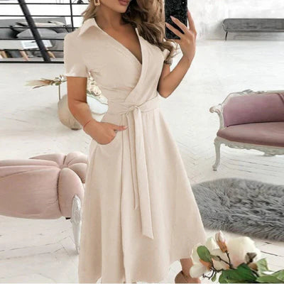 A Line Midi Dress Summer