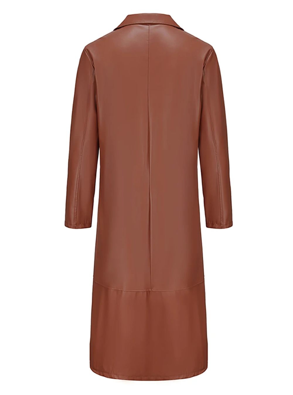 Long Leather Coat for Men