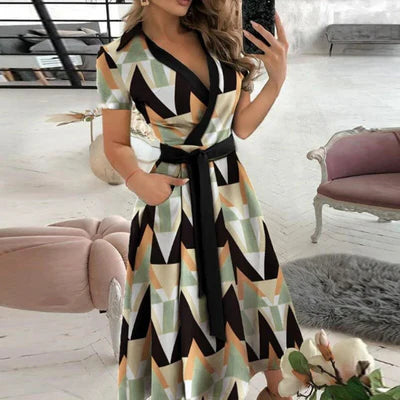 A Line Midi Dress Summer
